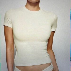 Skims cotton jersey T-shirt NWT